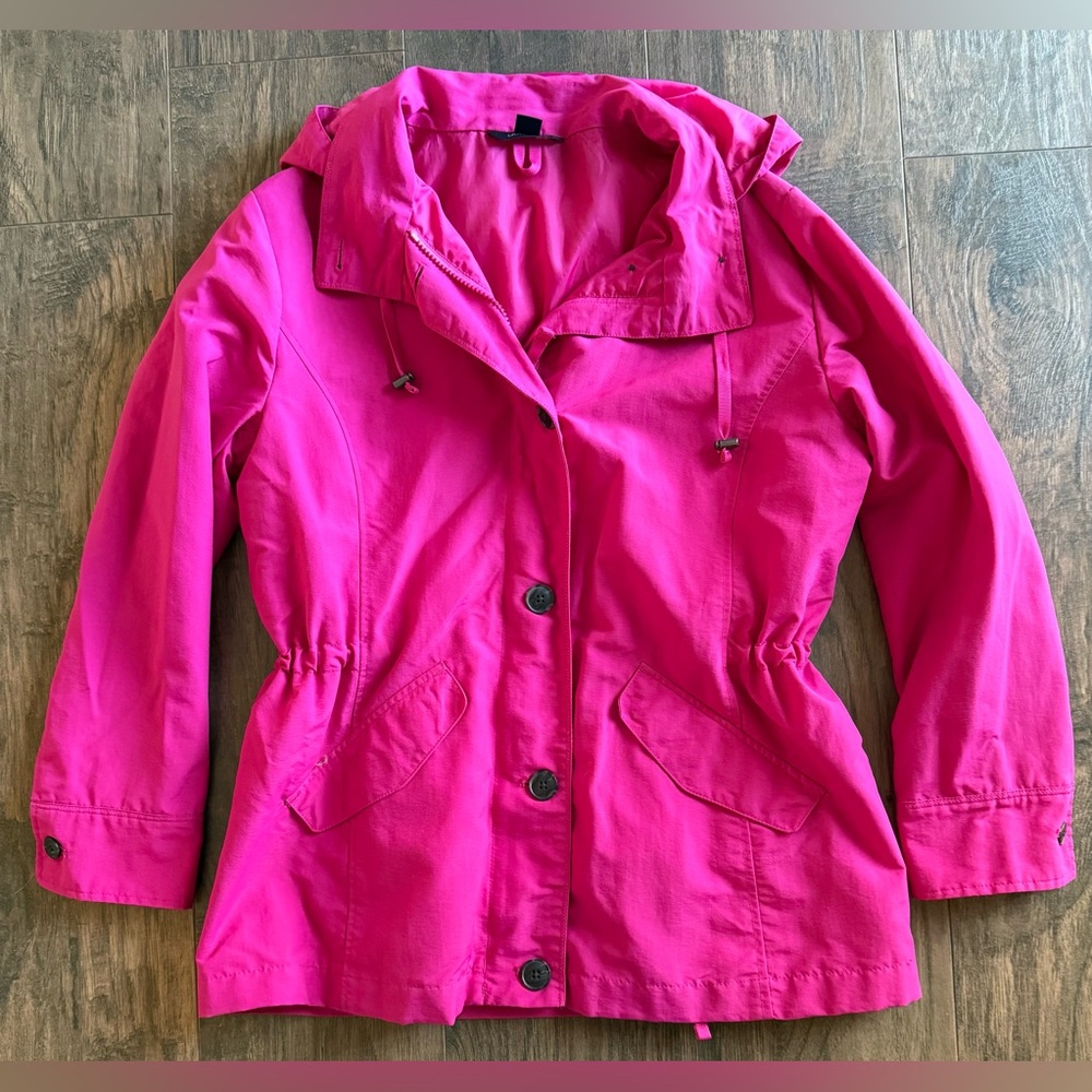 Lands' End Hot Pink Jacket Size M